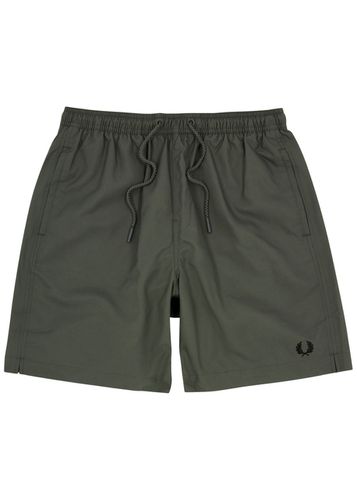 Logo-embroidered Shell Swim Shorts - Fred perry - Modalova