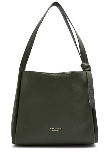 Buy the Kate Spade Connie Small Triple Gusset Satchel Dark Green |  GoodwillFinds