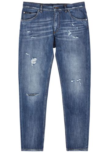 Dolce & Gabbana Distressed Slim-leg Jeans - - 54 (IT54 / Xxl) - Dolce&gabbana - Modalova