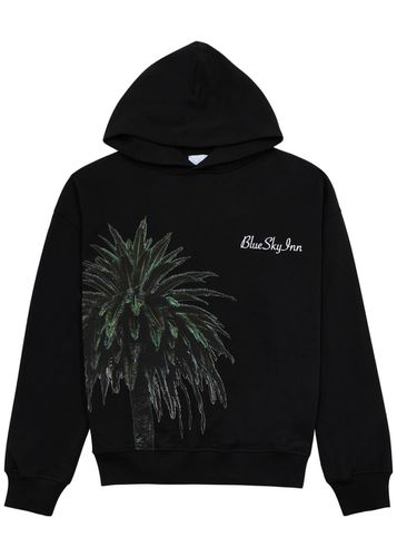 Royal Palm Hooded Cotton Sweatshirt - - M - Blue Sky Inn - Modalova