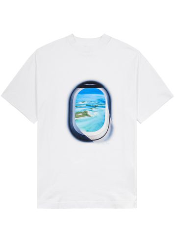 Jet Island Printed Cotton T-shirt - Blue Sky Inn - Modalova