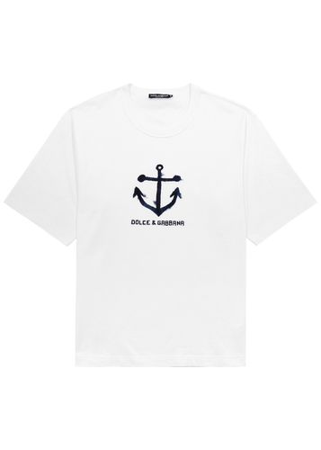 Dolce & Gabbana Marina Printed Cotton T-shirt - Dolce&gabbana - Modalova