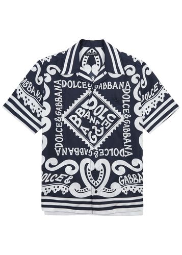 Dolce & Gabbana Printed Silk-satin Shirt - - 41 (C16 / L) - Dolce&gabbana - Modalova