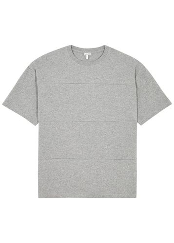 Distorted Logo Cotton T-shirt - Loewe - Modalova