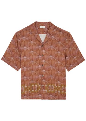 Cassi Printed Satin Shirt - - M - Dries Van Noten - Modalova