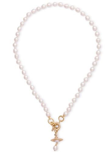 Aleksa orb Glass Pearl Necklace - Vivienne Westwood - Modalova