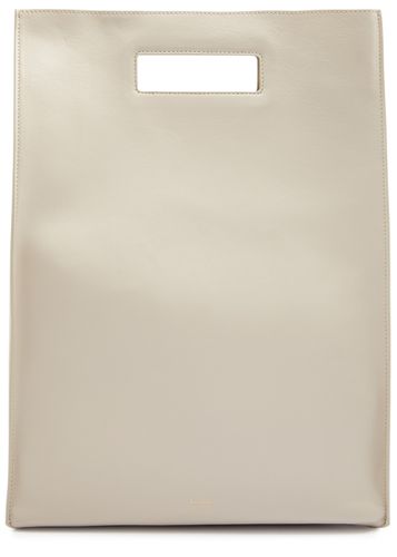 Hudson Leather Tote bag - Off White - Khaite - Modalova