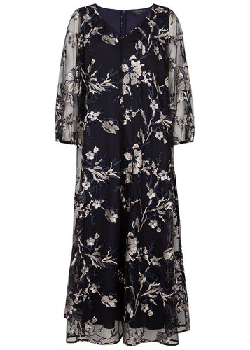 Ruth Floral-embellished Tulle Midi Dress - - 27 (UK22 / Xxxl) - Marina Rinaldi - Modalova