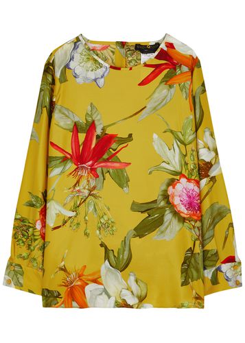 Leandro Floral-print Silk Blouse - - 21 (UK16 / XL) - Marina Rinaldi - Modalova