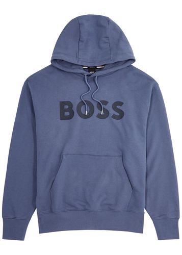 Logo Hooded Cotton Sweatshirt - - L - Boss - Modalova
