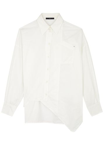 Interpret Asymmetric Cotton-poplin Shirt - - 48 (UK16 / XL) - HIGH - Modalova