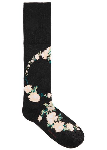 Floral-intarsia Cotton-blend Socks - SIMONE ROCHA - Modalova