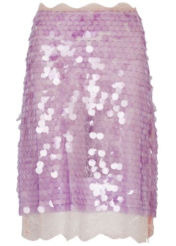 Helena Paillette-embellished Lace Midi Skirt - - 40 (UK12 / M) - SIEDRES - Modalova