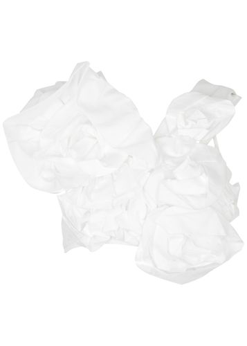 Floral-appliquéd Cropped Cotton top - - 8 (UK8 / S) - SIMONE ROCHA - Modalova