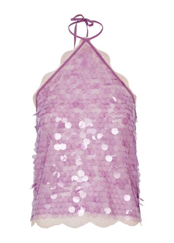 Negy Paillette-embellished Halterneck Lace top - - 36 (UK8 / S) - SIEDRES - Modalova