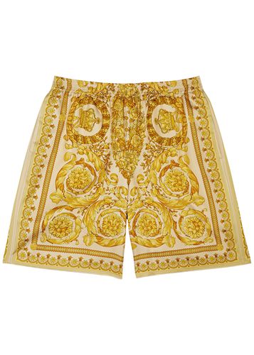Baroque Printed Silk-twill Shorts - - 50 (IT50 / L) - Versace - Modalova