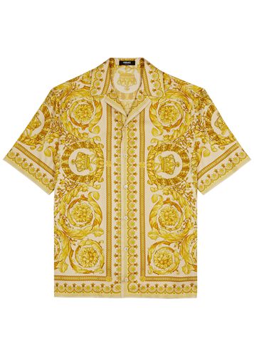 Baroque Printed Silk-twill Shirt - - 50 (IT50 / L) - Versace - Modalova