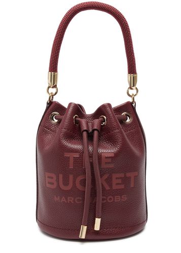 The Bucket Leather Bucket bag - Burgundy - Marc jacobs - Modalova