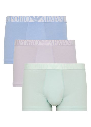 Emporio Stretch-cotton Trunks - set of Three - - S - Armani - Modalova