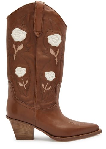 Rosalia 60 Leather Cowboy Boots - - 36 (IT36 / UK3) - Paris Texas - Modalova
