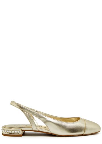 Crystal Leather Slingback Flats - STUART WEITZMAN - Modalova