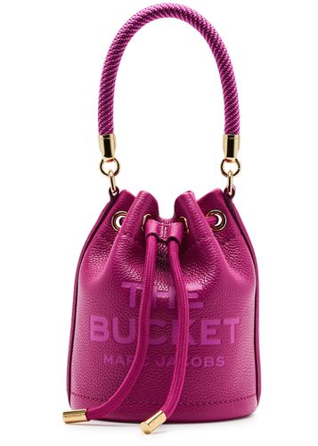 The Bucket Mini Leather Bucket bag - Dark Pink - Marc jacobs - Modalova