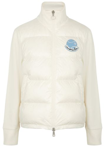 Quilted Shell and Cotton-blend Jacket - - S (UK 10 / S) - Moncler - Modalova
