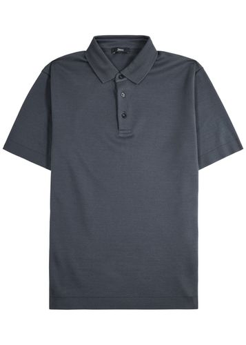 Knitted Cotton Polo Shirt - - XL - Herno - Modalova
