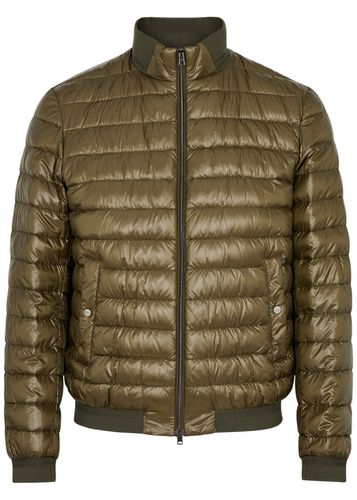 Quilted Shell Bomber Jacket - - L - Herno - Modalova
