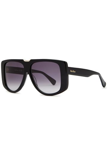 Max Mara D-frame Sunglasses - Black - Max mara - Modalova