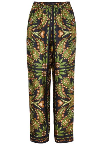 Martina Printed Satin Trousers - - XL (UK16 / XL) - Farm Rio - Modalova