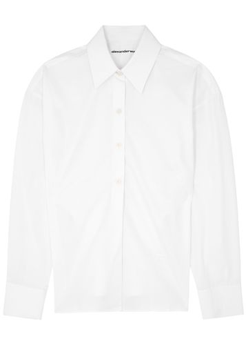 Panelled Cotton-poplin Shirt - - XS (UK6 / XS) - Alexander Wang - Modalova