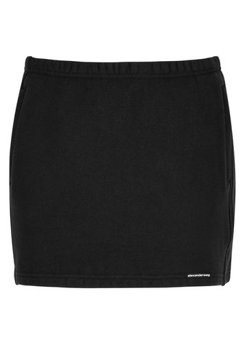 Alexanderwang. t Logo Cotton Mini Skirt - - S (UK8-10 / S) - alexanderwang.t - Modalova