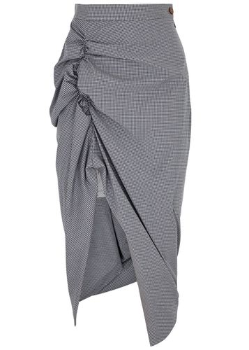 Panther Checked Stretch-cotton Midi Skirt - - 40 (UK8 / S) - Vivienne Westwood - Modalova