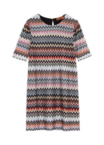 Zigzag-intarsia Fine-knit Mini Dress - - 42 (UK10 / S) - Missoni - Modalova