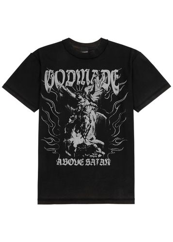 Above Printed Cotton T-shirt - God Made - Modalova