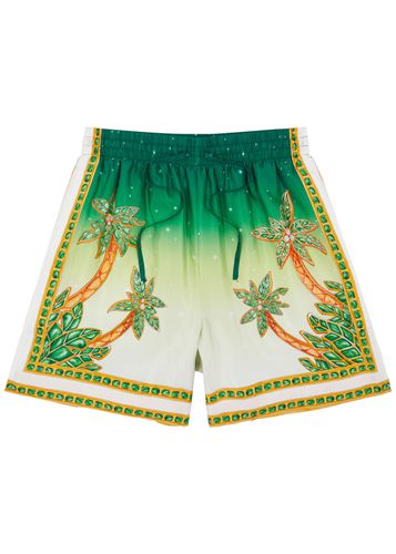Joyaux D'Afrique Printed Silk-satin Shorts - - M - CASABLANCA - Modalova