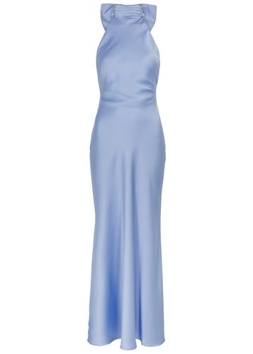 Evianna Bow-embellished Satin Maxi Dress - - L (UK14 / L) - MISHA - Modalova