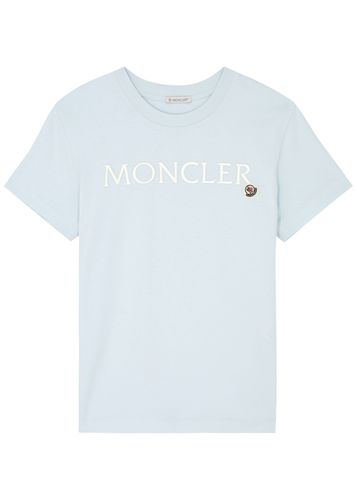 Logo-embroidered Cotton T-shirt - - L (UK14 / L) - Moncler - Modalova