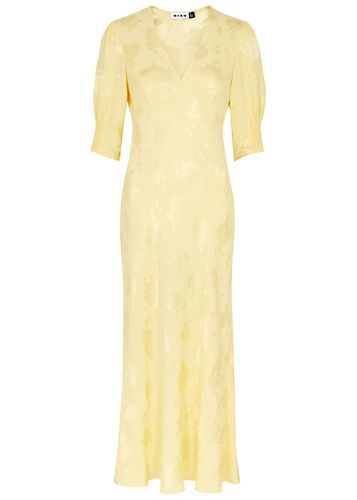 Zadie Floral-jacquard Midi Dress - - L (UK 14 / L) - RIXO - Modalova