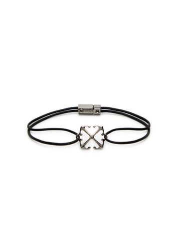 Arrow Rubberised Cable Bracelet - Off-white - Modalova