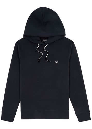 Logo Hooded Jersey Sweatshirt - - L - Emporio armani - Modalova