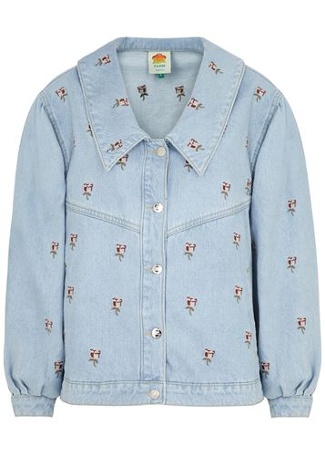 Floral-embroidered Jacket - L (UK14 / L) - Farm Rio - Modalova