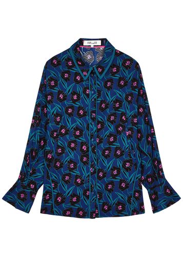 Alona Printed Jersey Shirt - - S (UK8-10 / S) - Diane von Furstenberg - Modalova