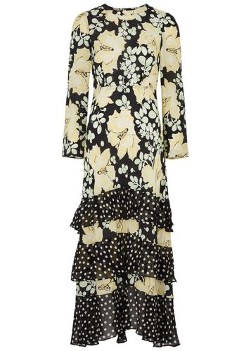 Johanne Floral-print Silk Maxi Dress - - L (UK 14 / L) - RIXO - Modalova
