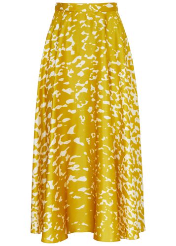 Ameera Printed Silk-satin Midi Skirt - - 10 (UK10 / S) - Roksanda - Modalova
