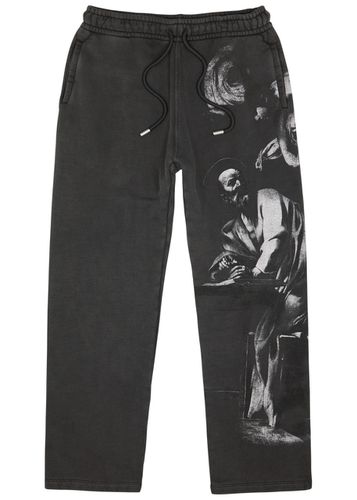 S. Matthew Printed Cotton Sweatpants - - XL - Off-white - Modalova