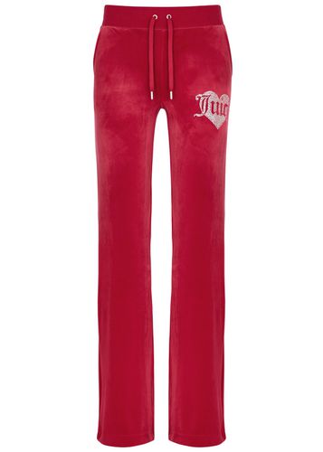 Del Ray Logo Velour Sweatpants - - M (UK12 / M) - Juicy Couture - Modalova