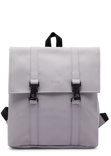 Msn Mini Rubberised Backpack - Lilac - Rains - Modalova