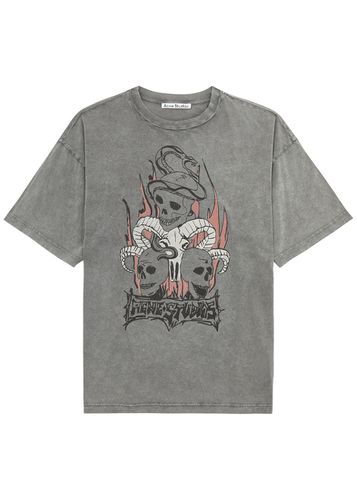 Printed Cotton T-shirt - Acne Studios - Modalova